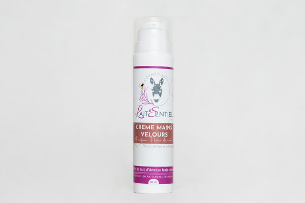 Crème main velours au lait d'ânesse