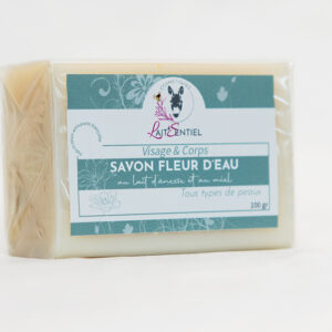 Savon au lait d'ânesse parfum fleur d'eau