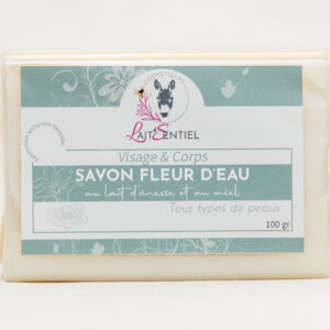 Savon au lait d'ânesse parfum fleur d'eau
