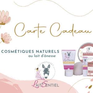 carte cadeau cosmétiques naturels en ligne